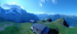 Archiv Foto Webcam Wengen: Bergstation Lauberhorn 01:00