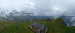 Archiv Foto Webcam Wengen: Bergstation Lauberhorn 17:00