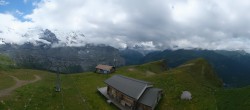 Archiv Foto Webcam Wengen: Bergstation Lauberhorn 13:00