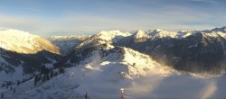 Archiv Foto Webcam Silvretta Montafon: Panoramablick Nova Stoba 08:00