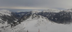 Archiv Foto Webcam Silvretta Montafon: Panoramablick Nova Stoba 10:00