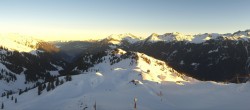 Archiv Foto Webcam Silvretta Montafon: Panoramablick Nova Stoba 07:00