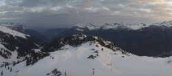 Archiv Foto Webcam Silvretta Montafon: Panoramablick Nova Stoba 05:00