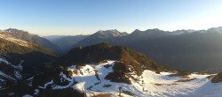 Archiv Foto Webcam Silvretta Montafon: Panoramablick Nova Stoba 06:00