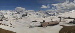 Archiv Foto Webcam Santa Caterina Valfurva: Panoramablick Skigebiet 13:00