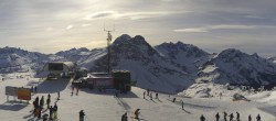 Archiv Foto Webcam Warth Schröcken: Saloboerjet Bergstation 13:00