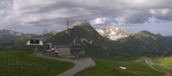 Archiv Foto Webcam Warth Schröcken: Saloboerjet Bergstation 07:00