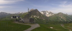 Archiv Foto Webcam Warth Schröcken: Saloboerjet Bergstation 09:00