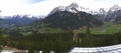 Archived image Webcam Werfenweng: View panoramic restaurant 09:00