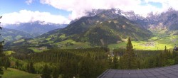 Archived image Webcam Werfenweng: View panoramic restaurant 13:00