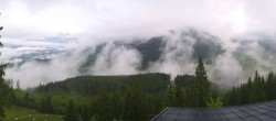 Archived image Webcam Werfenweng: View panoramic restaurant 01:00