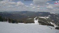 Archived image Webcam View from the top station at Großer Arber 13:00