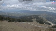 Archived image Webcam View from the top station at Großer Arber 11:00