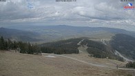 Archived image Webcam View from the top station at Großer Arber 13:00