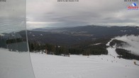 Archived image Webcam View from the top station at Großer Arber 09:00