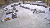 Archiv Foto Webcam Willingen: Auslauf der Mühlenkopfschanze und Zuschauerbereich 09:00