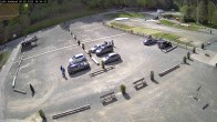 Archiv Foto Webcam Willingen: Auslauf der Mühlenkopfschanze und Zuschauerbereich 09:00