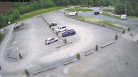 Archiv Foto Webcam Willingen: Auslauf der Mühlenkopfschanze und Zuschauerbereich 17:00