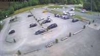 Archiv Foto Webcam Willingen: Auslauf der Mühlenkopfschanze und Zuschauerbereich 15:00