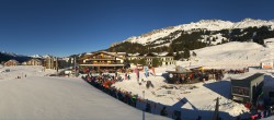 Archiv Foto Webcam Lenzerheide: Heimberg mit Ziel Weltcupabfahrt 13:00