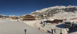 Archiv Foto Webcam Lenzerheide: Heimberg mit Ziel Weltcupabfahrt 11:00