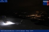 Archiv Foto Webcam Kronplatz: Sicht auf Bruneck 23:00