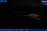 Archiv Foto Webcam Kronplatz: Sicht auf Bruneck 23:00