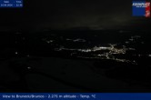 Archiv Foto Webcam Kronplatz: Sicht auf Bruneck 21:00