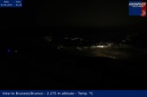 Archiv Foto Webcam Kronplatz: Sicht auf Bruneck 01:00