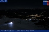 Archiv Foto Webcam Kronplatz: Sicht auf Bruneck 23:00