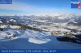 Archiv Foto Webcam Kronplatz: Sicht auf Bruneck 09:00