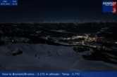 Archiv Foto Webcam Kronplatz: Sicht auf Bruneck 01:00