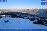 Archiv Foto Webcam Kronplatz: Sicht auf Bruneck 07:00