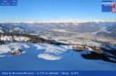 Archiv Foto Webcam Kronplatz: Sicht auf Bruneck 09:00