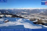 Archiv Foto Webcam Kronplatz: Sicht auf Bruneck 11:00