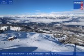 Archiv Foto Webcam Kronplatz: Sicht auf Bruneck 11:00