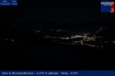 Archiv Foto Webcam Kronplatz: Sicht auf Bruneck 03:00