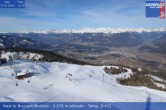 Archiv Foto Webcam Kronplatz: Sicht auf Bruneck 11:00