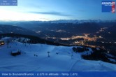 Archiv Foto Webcam Kronplatz: Sicht auf Bruneck 17:00