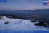 Archiv Foto Webcam Kronplatz: Sicht auf Bruneck 05:00