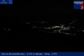 Archiv Foto Webcam Kronplatz: Sicht auf Bruneck 01:00