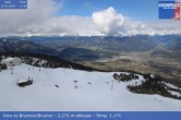 Archiv Foto Webcam Kronplatz: Sicht auf Bruneck 11:00