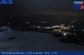 Archiv Foto Webcam Kronplatz: Sicht auf Bruneck 19:00