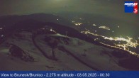 Archiv Foto Webcam Kronplatz: Sicht auf Bruneck 23:00
