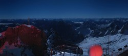 Archiv Foto Webcam Panoramablick Zugspitze 23:00