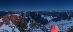 Archiv Foto Webcam Panoramablick Zugspitze 03:00