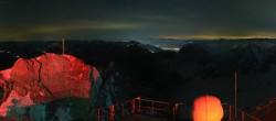 Archiv Foto Webcam Panoramablick Zugspitze 23:00