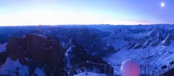 Archiv Foto Webcam Panoramablick Zugspitze 05:00