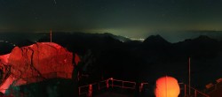 Archiv Foto Webcam Panoramablick Zugspitze 23:00