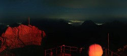 Archiv Foto Webcam Panoramablick Zugspitze 23:00
